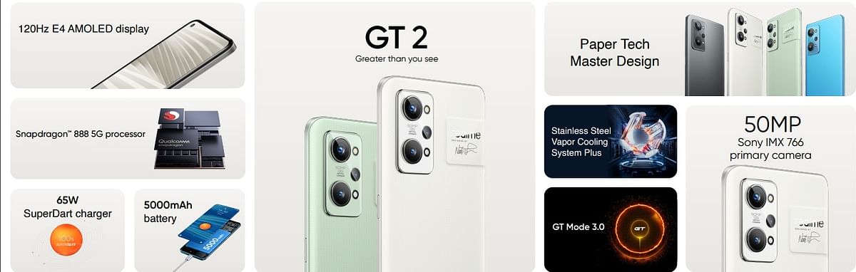 The new GT 2 series. Credit: Realme India