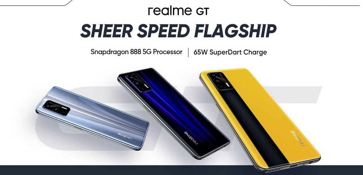 The new GT series phones. Credit: Realme India