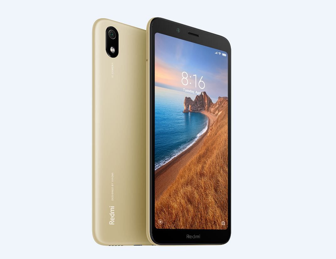 Xiaomi Redmi 7A Matte Gold colour variant;  Picture credit: Xiaomi India