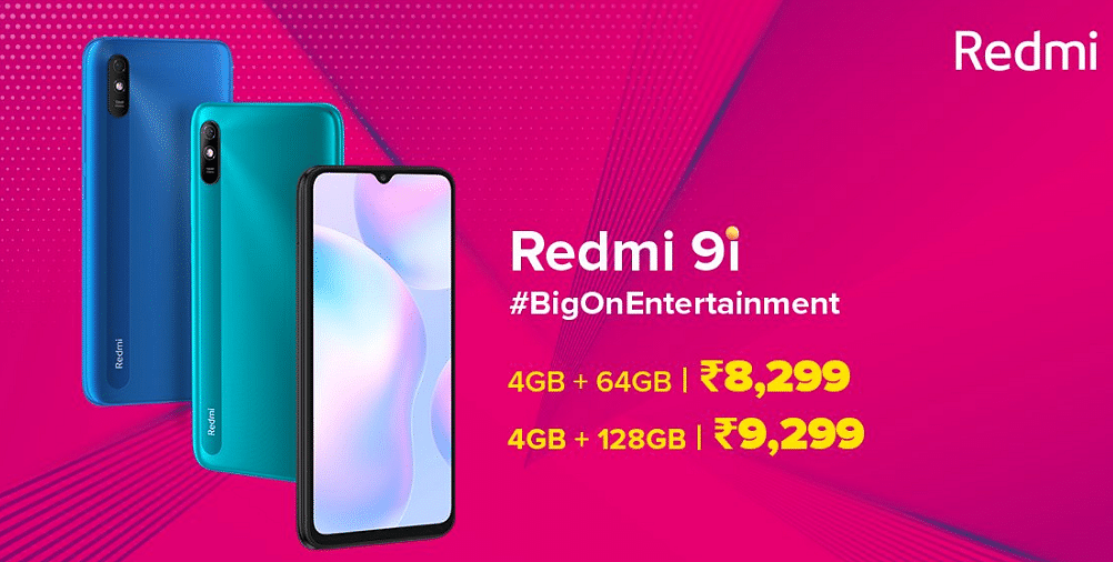 Redmi 9i launched in India. Credit: Redmi India/Twitter