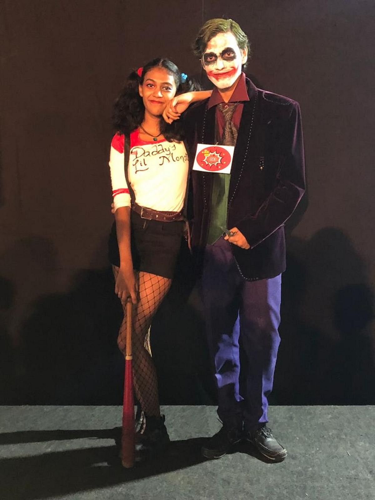 Ritika Amarnath dressedas Harley Quinn in 2018.