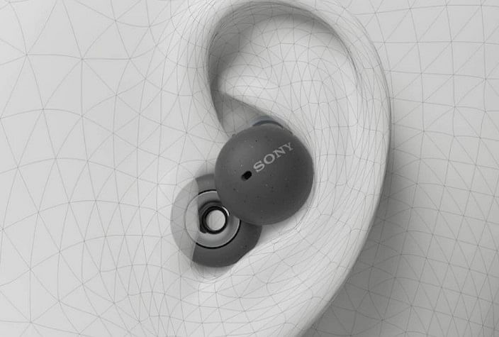 The LinkBuds TWS earphones. Credit: Sony India