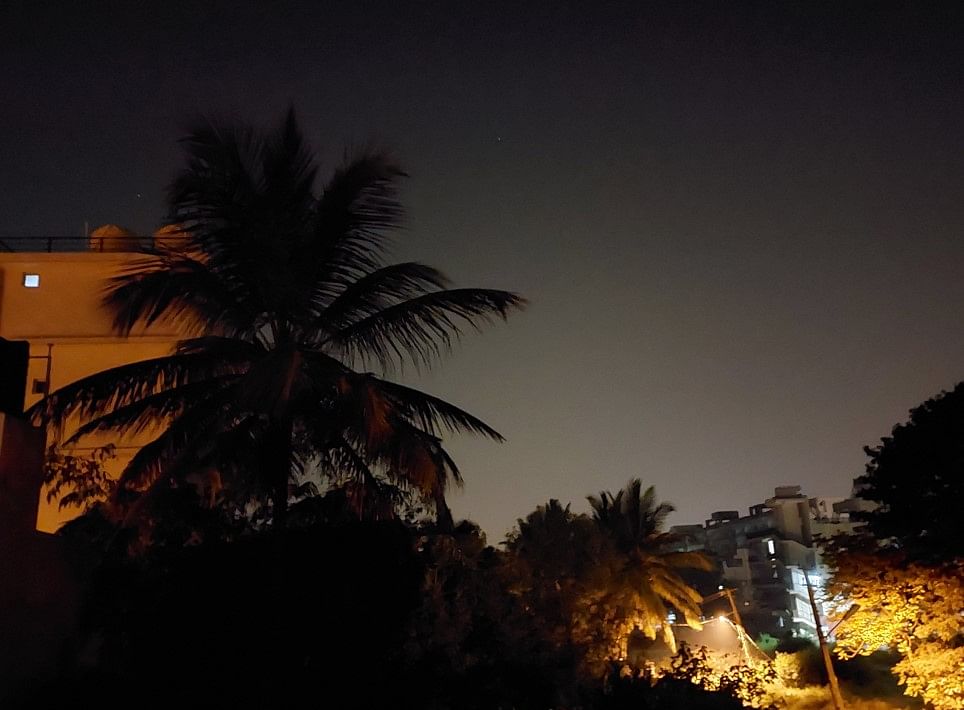Samsung Galaxy M52 5G's camera sample with night mode on. Credit: DH Photo/KVN Rohit