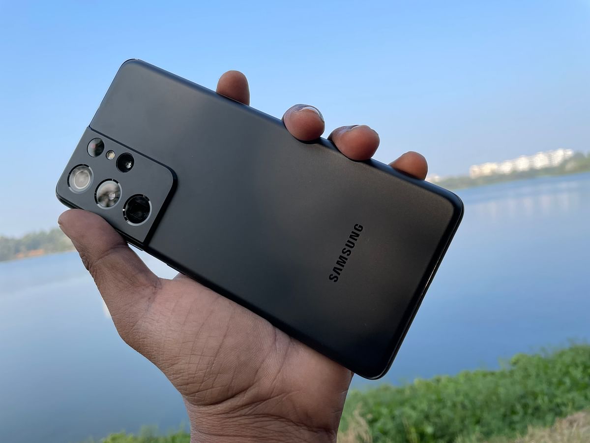 Samsung Galaxy S21 Ultra 5G. Credit: DH Photo/KVN Rohit