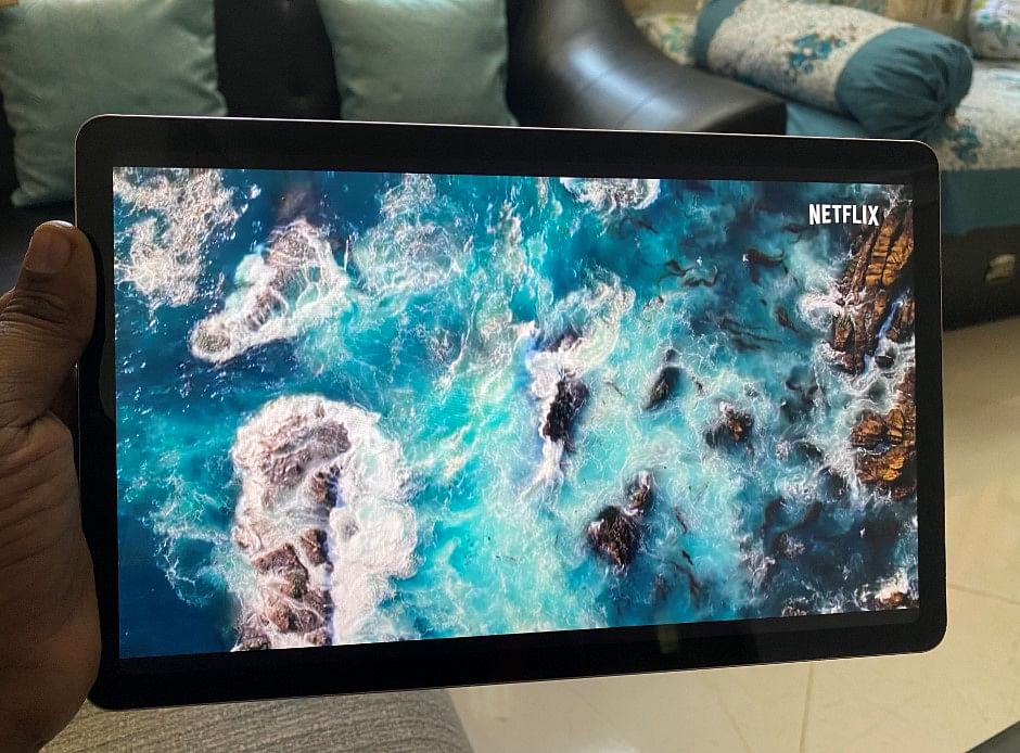 Netflix's Our Planet TV series on Samsung Galaxy Tab S6 Lite. Credit: DH Photo/KVN Rohit