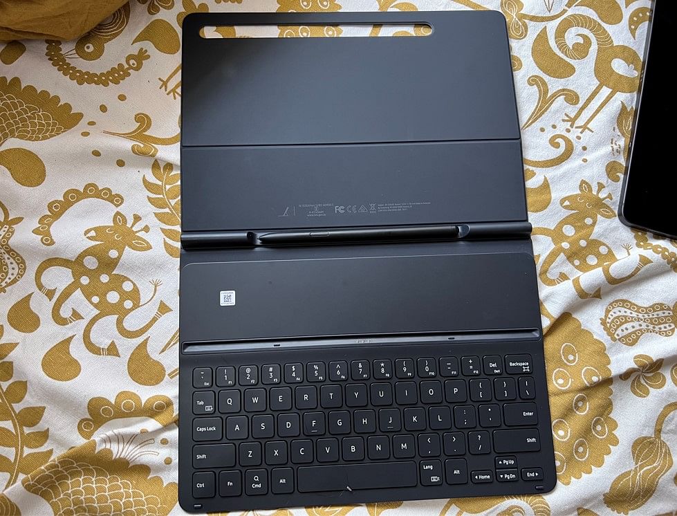 Samsung Keyboard cover for the Galaxy Tab S8. Credit: DH Photo/KVN Rohit