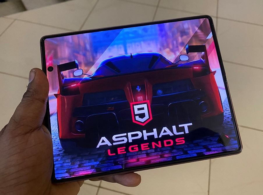 Asphalt 9: Legends- Epic Arcade Car Racing Game on Samsung Galaxy Z Fold2. Credit: DH Photo/KVN Rohit