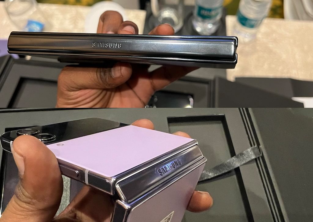 Both the new Galaxy Z Fold4 and Z Flip4 come with an improved hinge mechanism. Credit: DH Photo/KVN Rohit