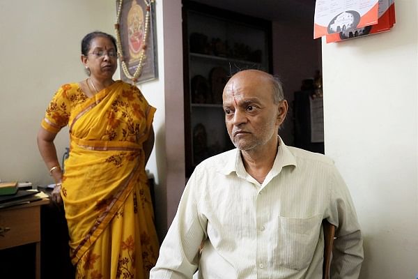 Sampath Kumar with wife Jayalakshmi