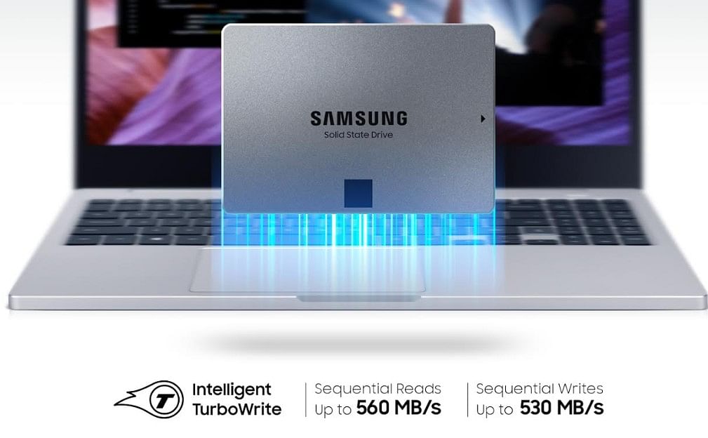 Samsung 870 QVO SSD. Credit: Samsung India