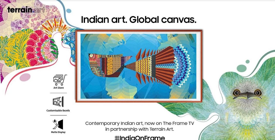 Samsung Frame TV to get new artworks from Terrain.art. Credit: Samsung