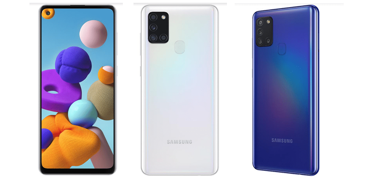 The Galaxy A21s launched in India. Picture credit: Samsung