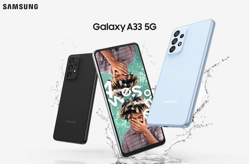 The Galaxy A33 5G series. Credit: Samsung