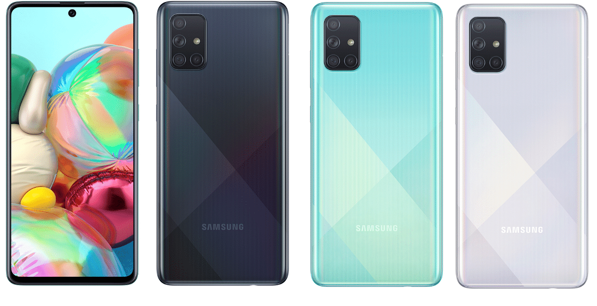 The new Galaxy A71 series (Credit: Samsung)