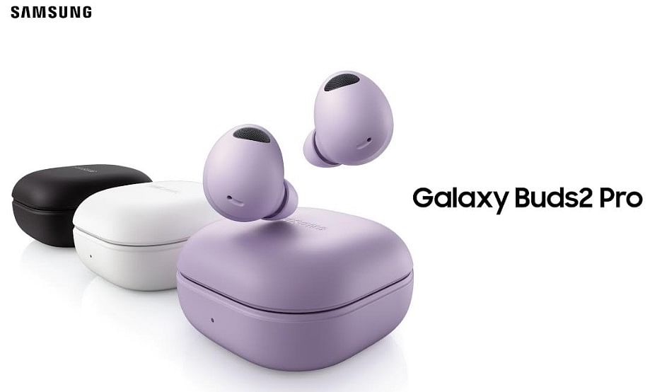 The new Galaxy Buds2 Pro series. Credit: Samsung