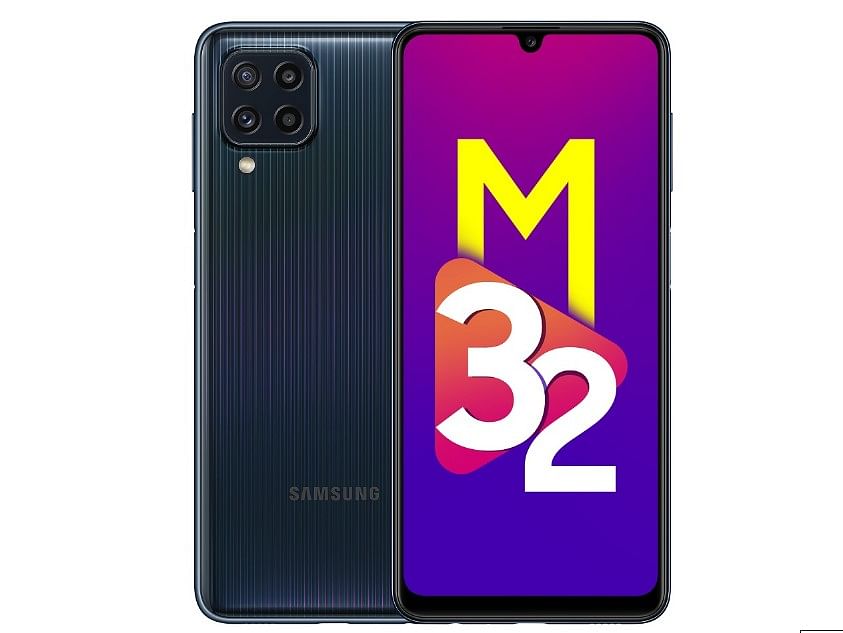 The new Galaxy M32 Black model. Credit: Samsung