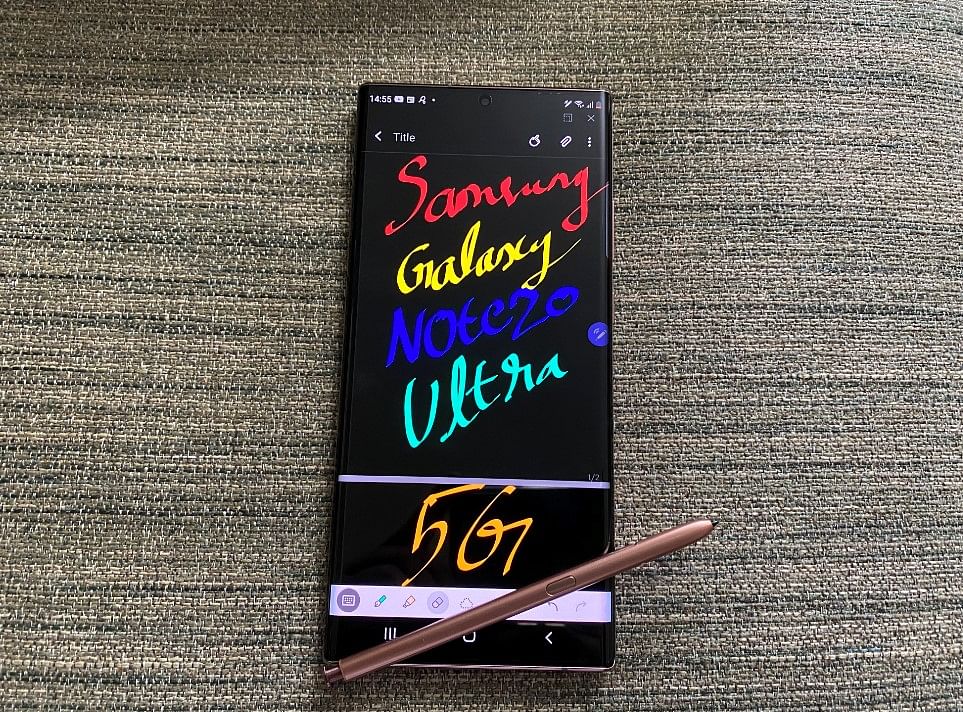 Samsung Galaxy Note20 Ultra. Credit: DH Photo/KVN Rohit