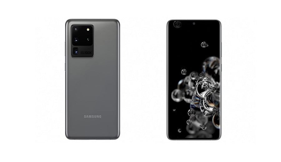The Cosmic Grey variant of the Galaxy S20 Plus (Credit: Samsung)