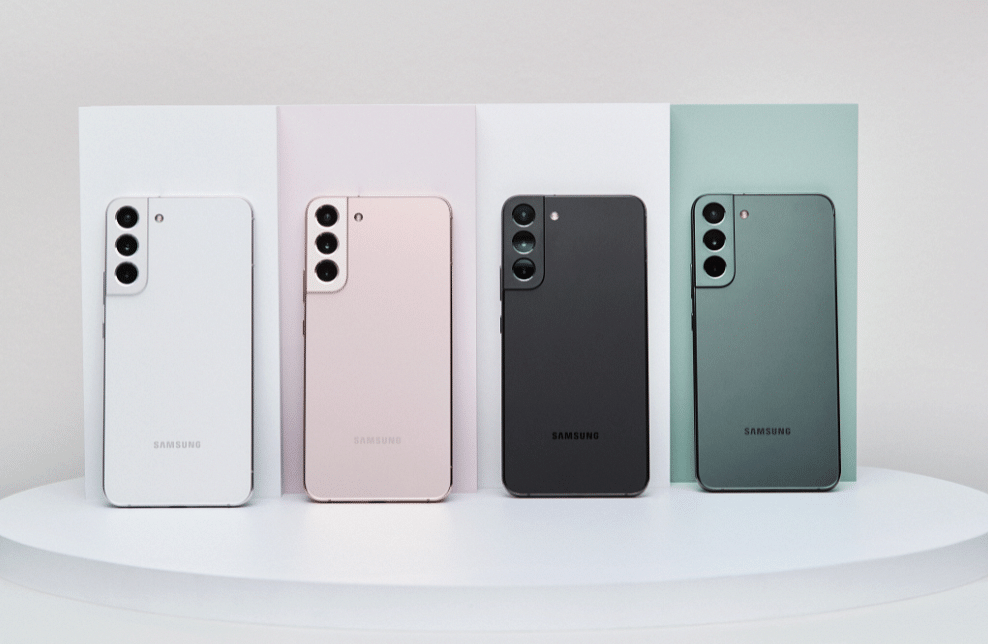 The Galaxy S22 series. Credit: Samsung