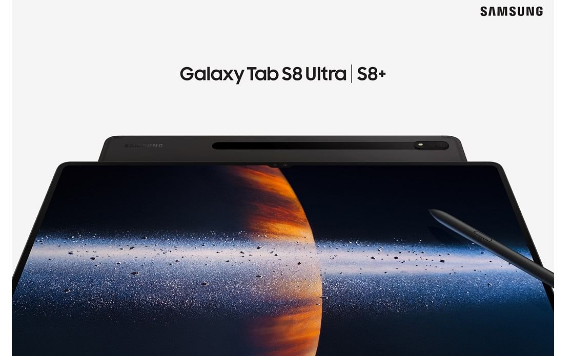 The Galaxy Tab S8+ and S8 Ultra. Credit: Samsung India