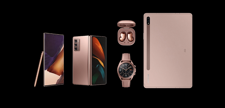 Samsung unveiled  the Galaxy Note20 series, Galaxy Watch3, Buds Live, Galaxy Z Fold 2, and Tab S7 series at the Galaxy Unpacked 2020. Credit: Samsung