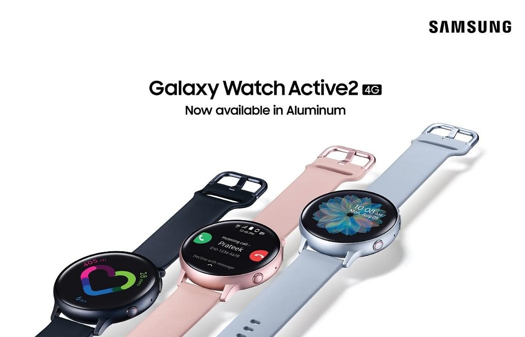 The new Galaxy Watch Active2 4G Aluminium edition. Credit: Samsung India