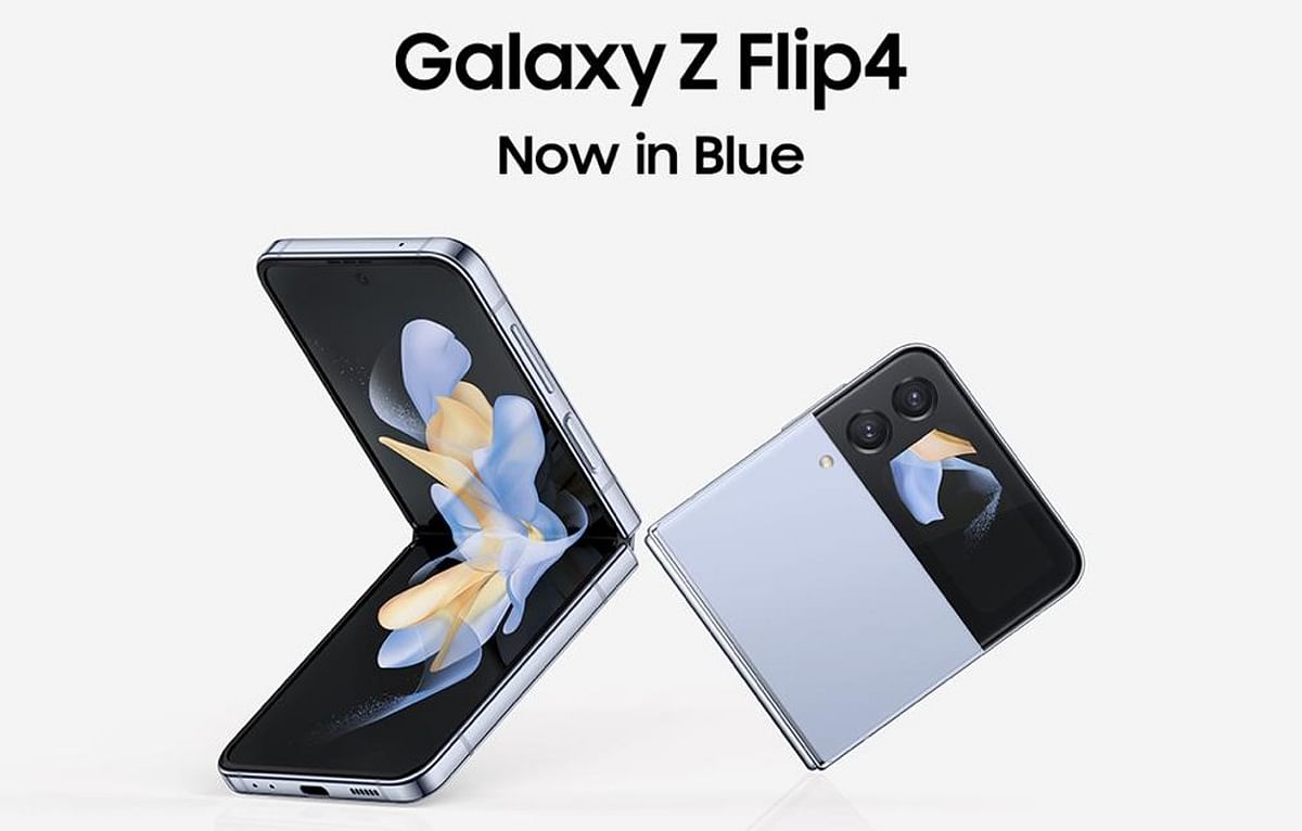 The new Galaxy Z Flip4 series. Credit: Samsung