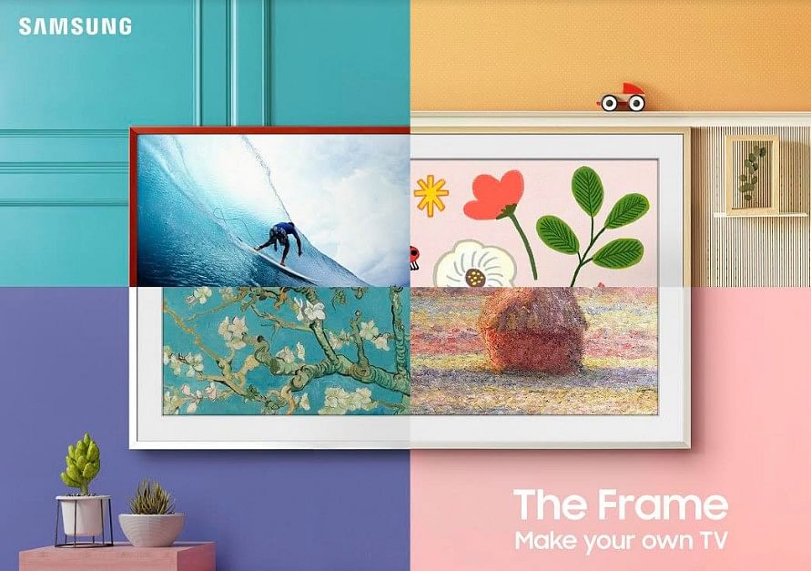 The Frame QLED smart TV series. Credit: Samsung