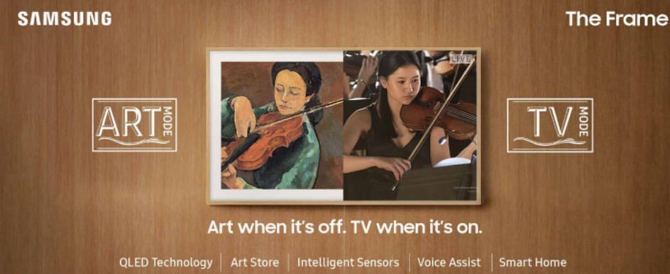 The Frame smart TV; Picture Credit: Samsung