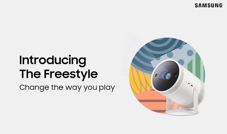The Freestyle portable projector. Credit: Samsung India