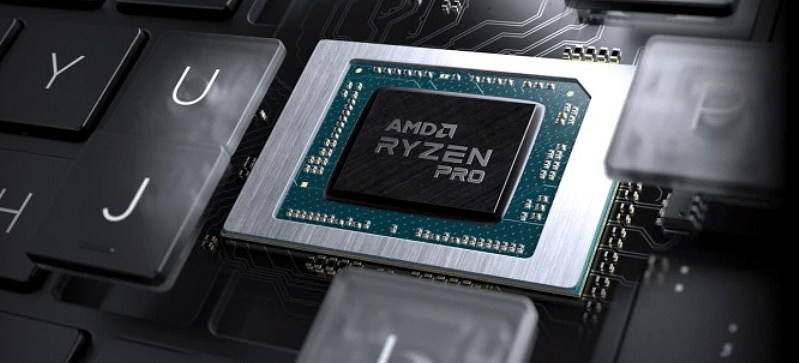 The new Ryzen PRO 6000 series chipset. Credit: AMD