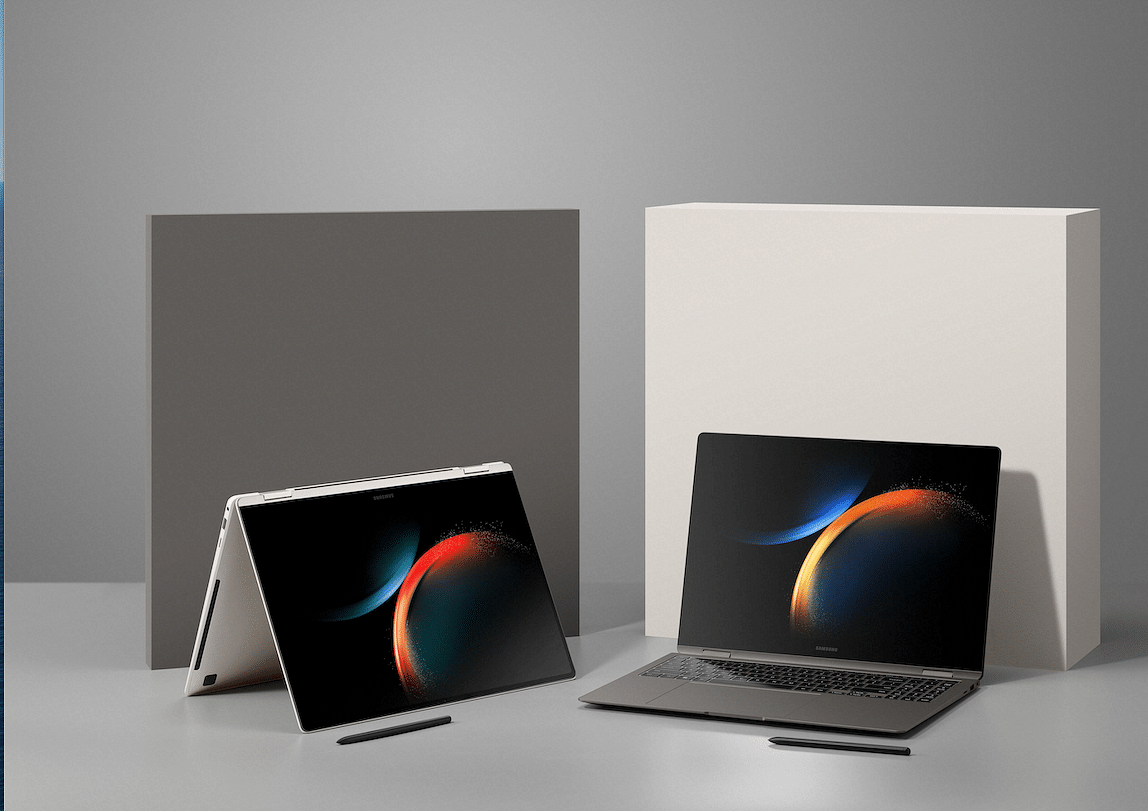 The new Galaxy Book3 Pro 360 series. Credit: Samsung