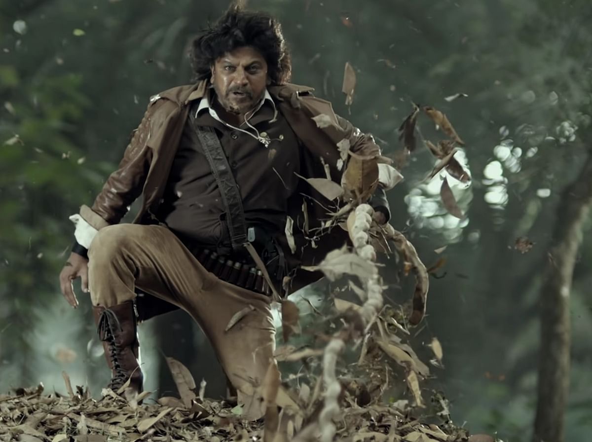 Shivarajkumar in 'Bhajarangi 2'. The film's trailer,which dropped on Wednesday, has garneredclose to 1.8M views on YouTube so far.