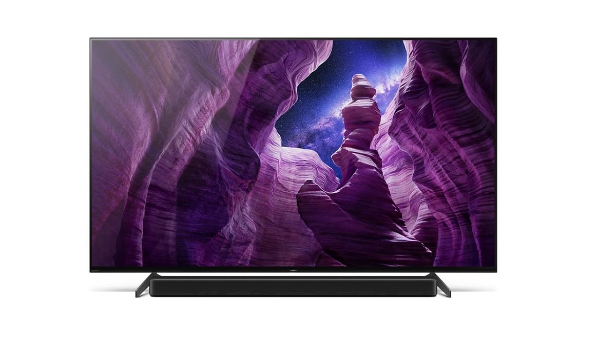 The new Bravia A8H 4K HDR smart TV. Credit: Sony