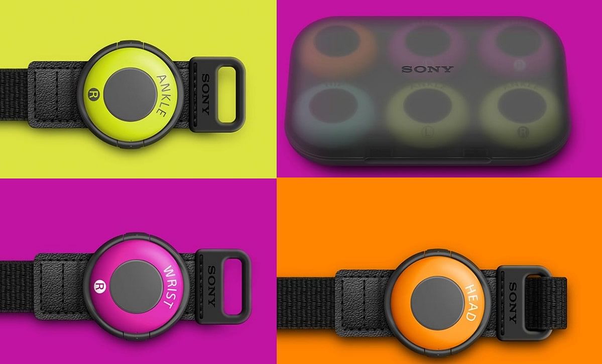 Mocopi smart wearable motion trackers. Credit: Sony