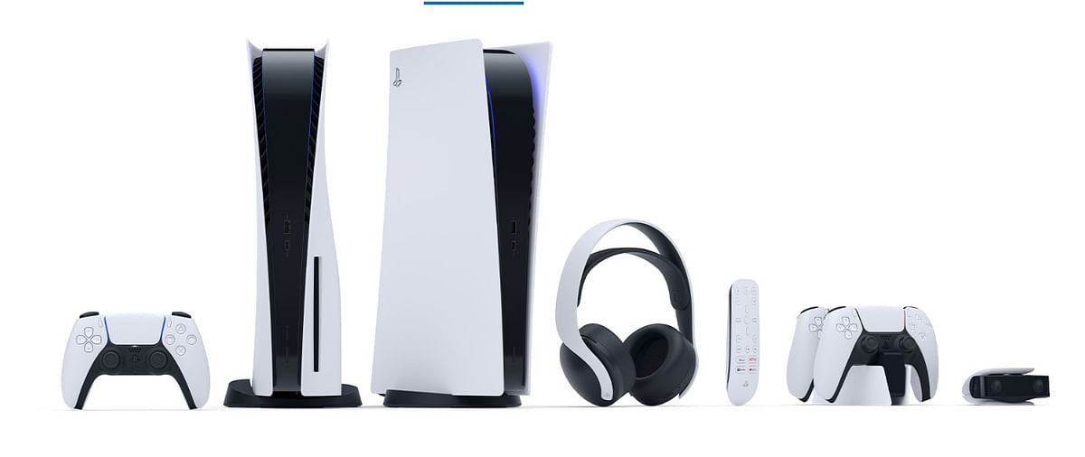 Sony PlayStation 5 and related accessories. Credit: Sony website