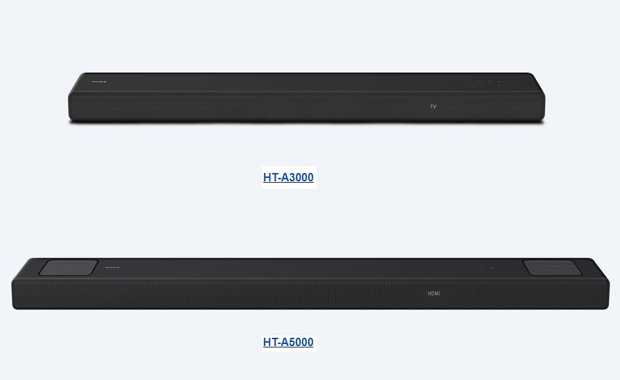 Sony's new soundbars. Credit: Sony