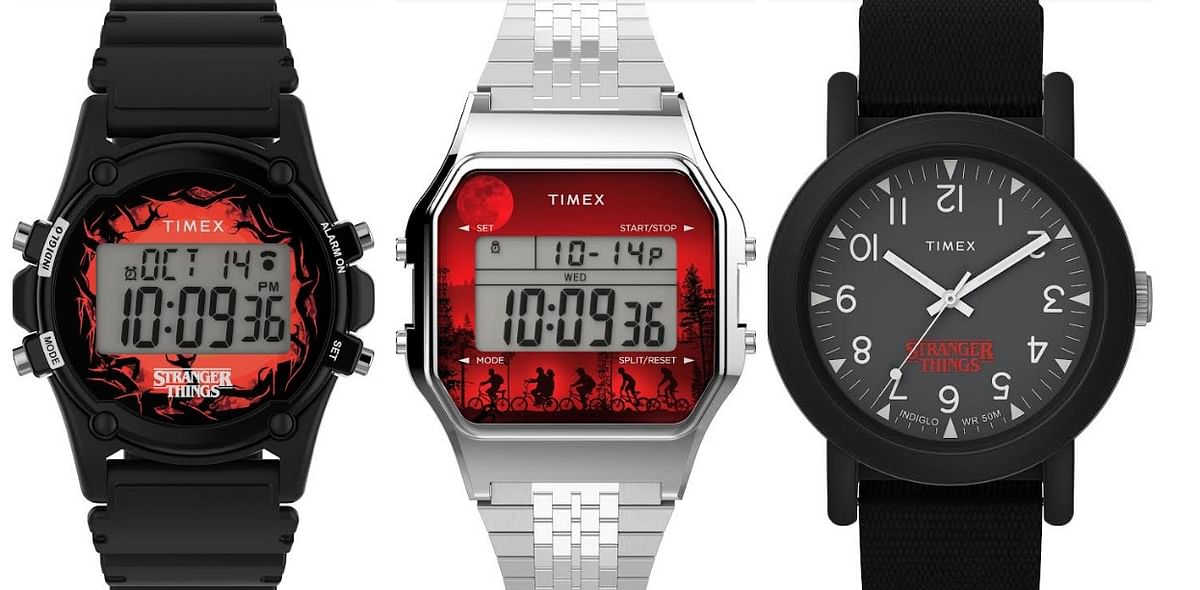 Special Timex Stranger Things edition watches. Credit: Timex