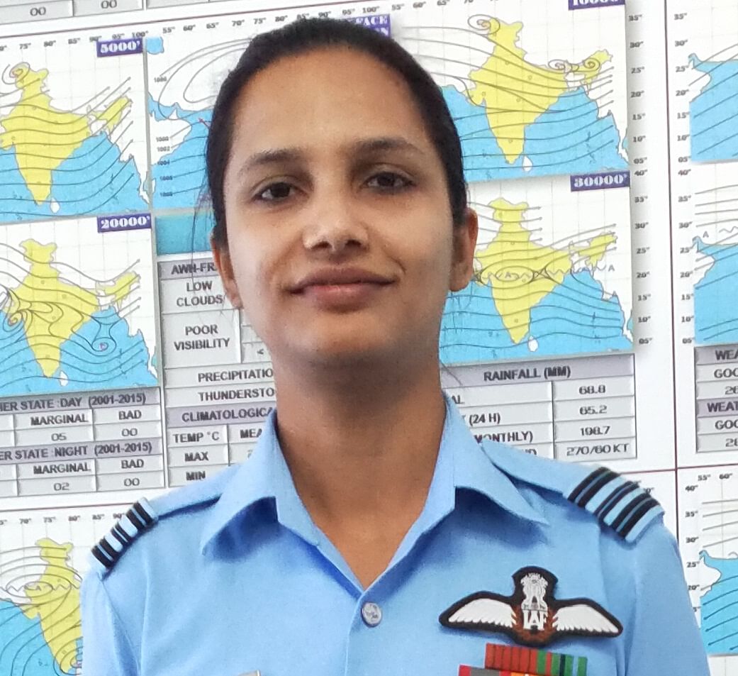 Squadron leader Samvedita Singh