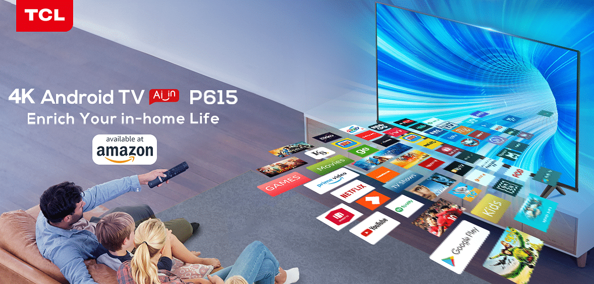 TCL 4K UHD Smart Android TV P615 series. Credit: TCL