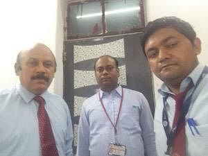 Travelling Ticket Examiners S Ravi, Ravi Ranjan Kumar, Pankaj Jha.