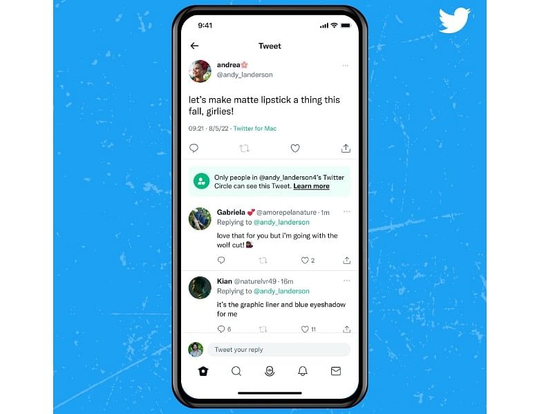 Twitter Circle feature. Credit: Twitter