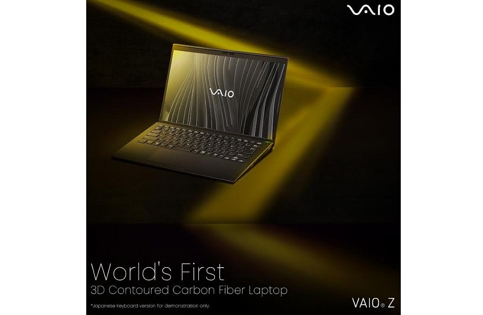 VAIO Z series laptop. Credit: VAIO