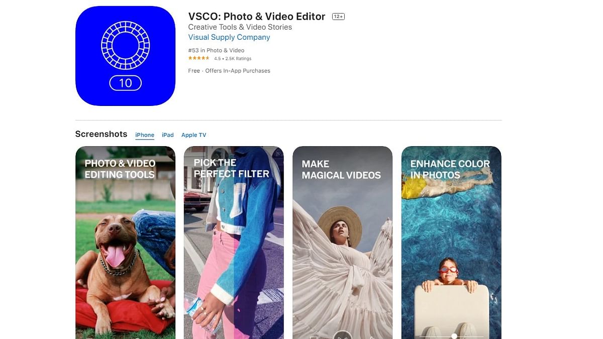 VSCO: Photo & Video Edito‪r‬ on Apple App Store