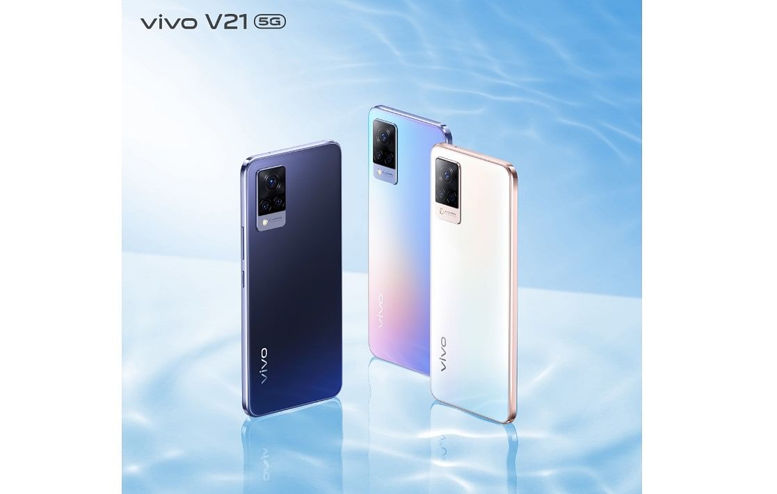 The new V21 5G launched in India. Credit: Vivo