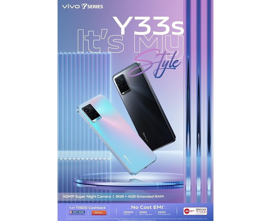 The new Vivo Y33s. Credit: Vivo India