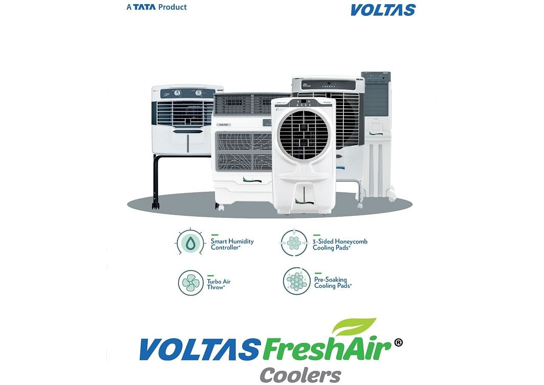 Voltas FreshAir Coolers. Credit: Voltas