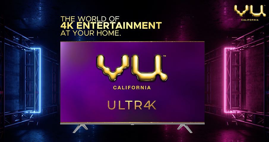 The new Ultra 4K TV series launched in India. Credit: Vu California
