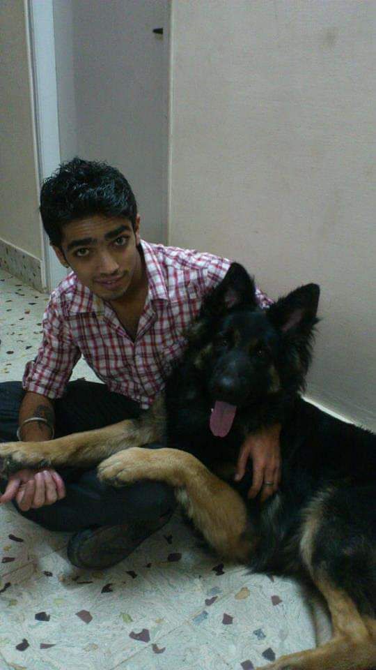 Ankit Sehgal with Ginger