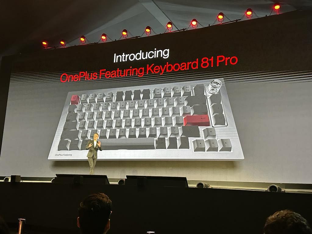 OnePlus Keyboard 81 Pro. Credit: DH Photo/KVN Rohit